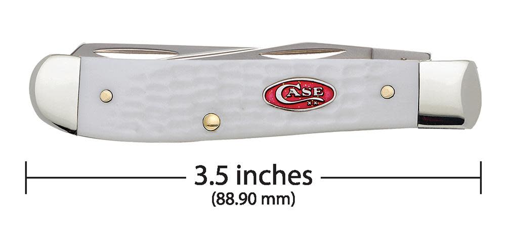 SparXX™ Standard Jig White Synthetic Mini Trapper - Case Knife - 60186