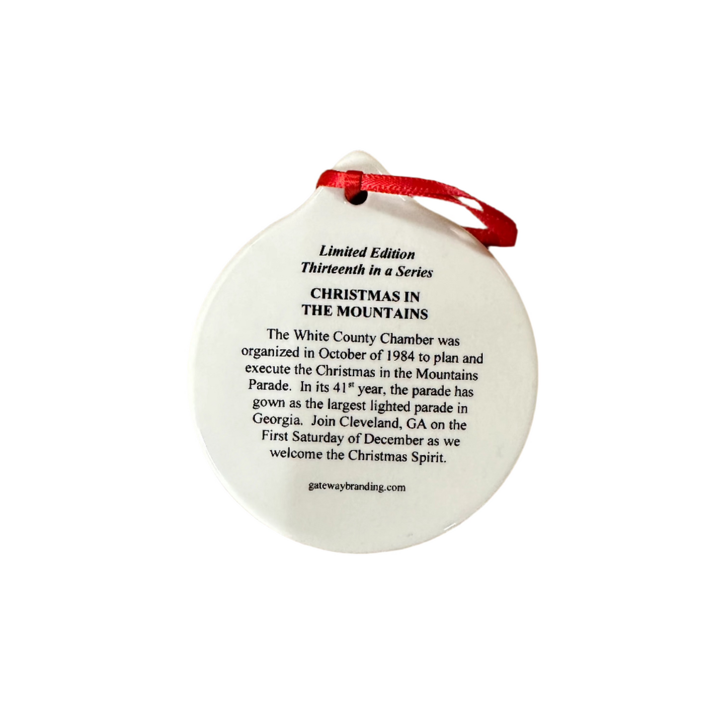 Landmark Ornament- Christmas Parade