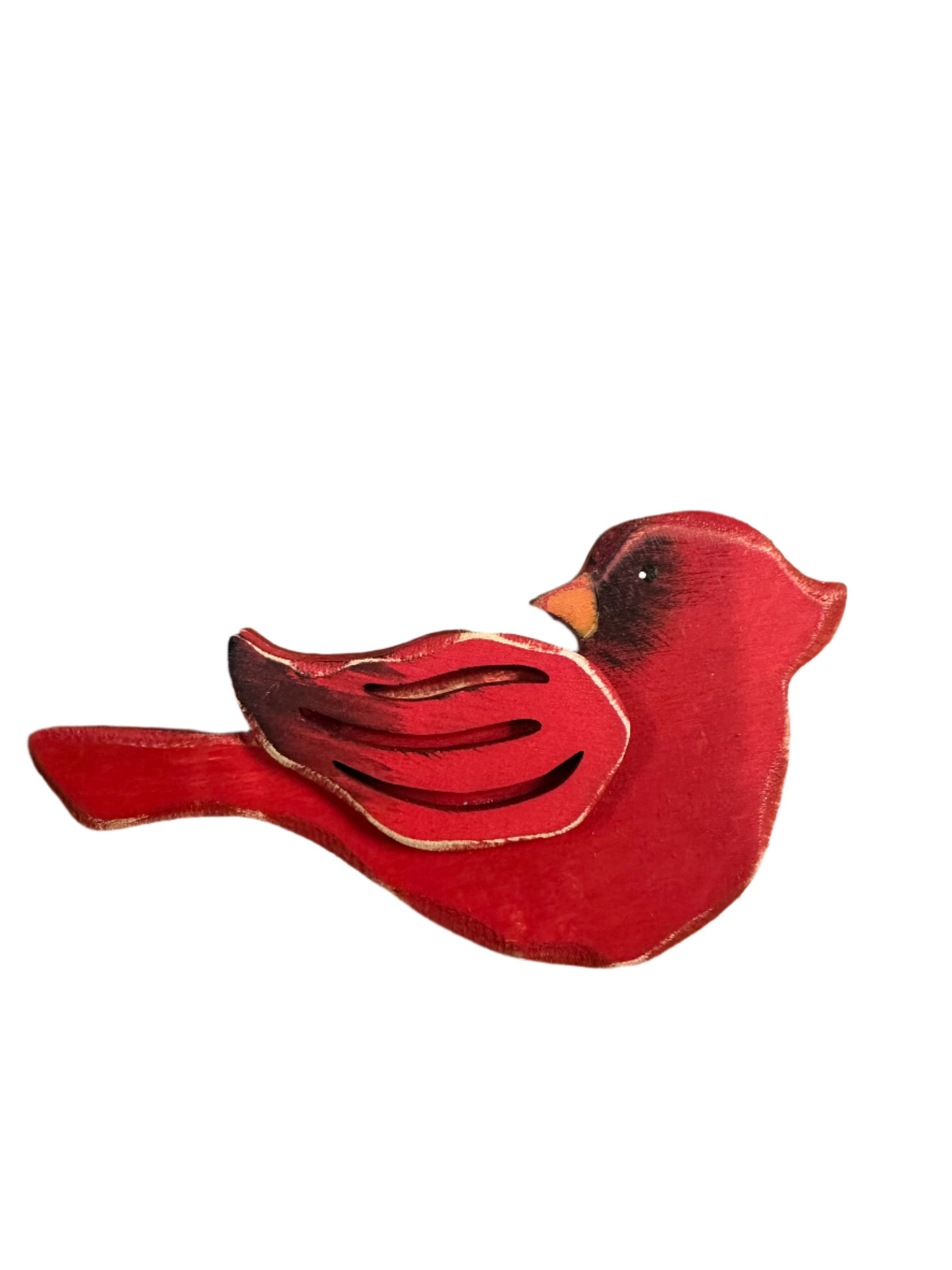 Wooden Cardinal Ornament