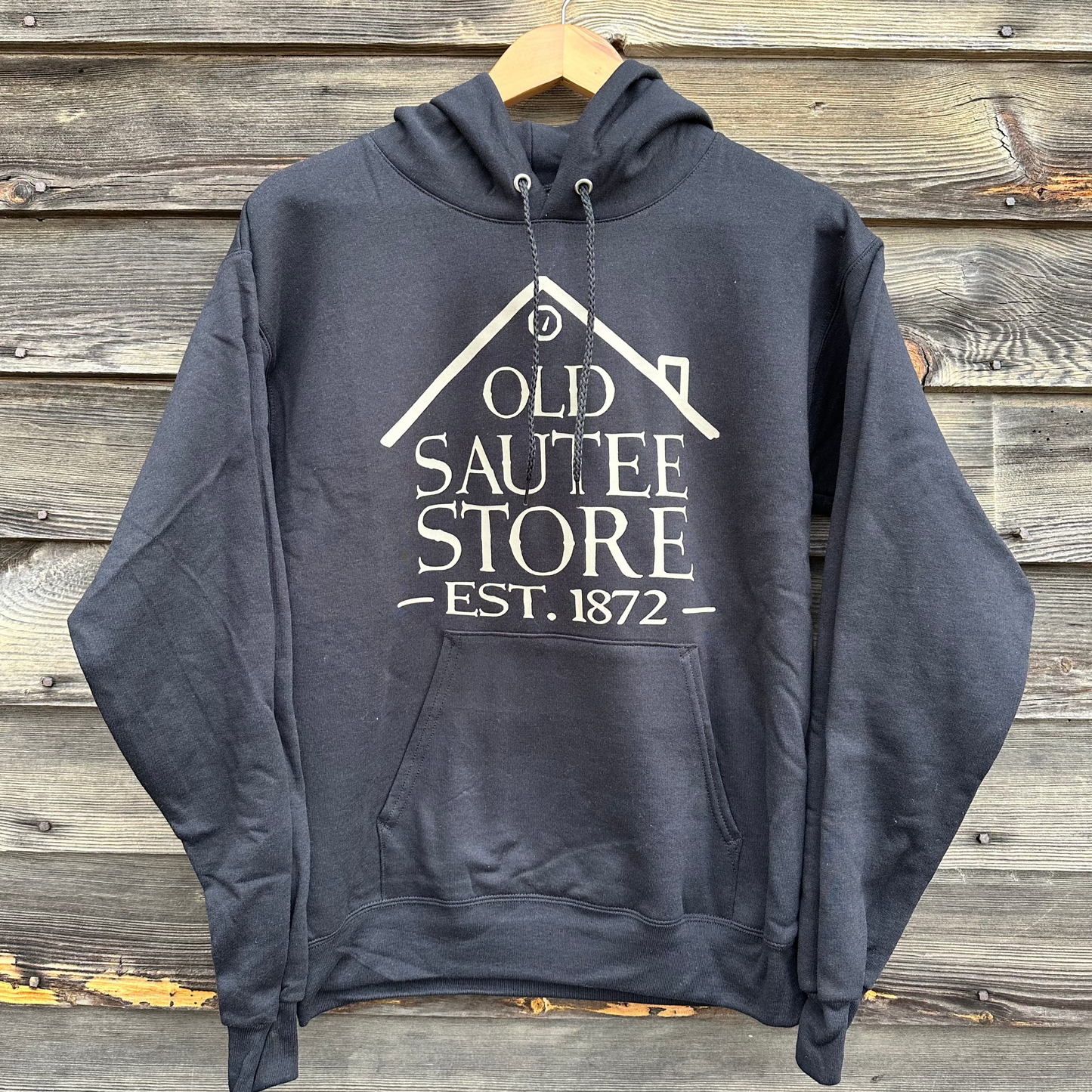 Hooded OSS Sweatshirt - Black and Gold