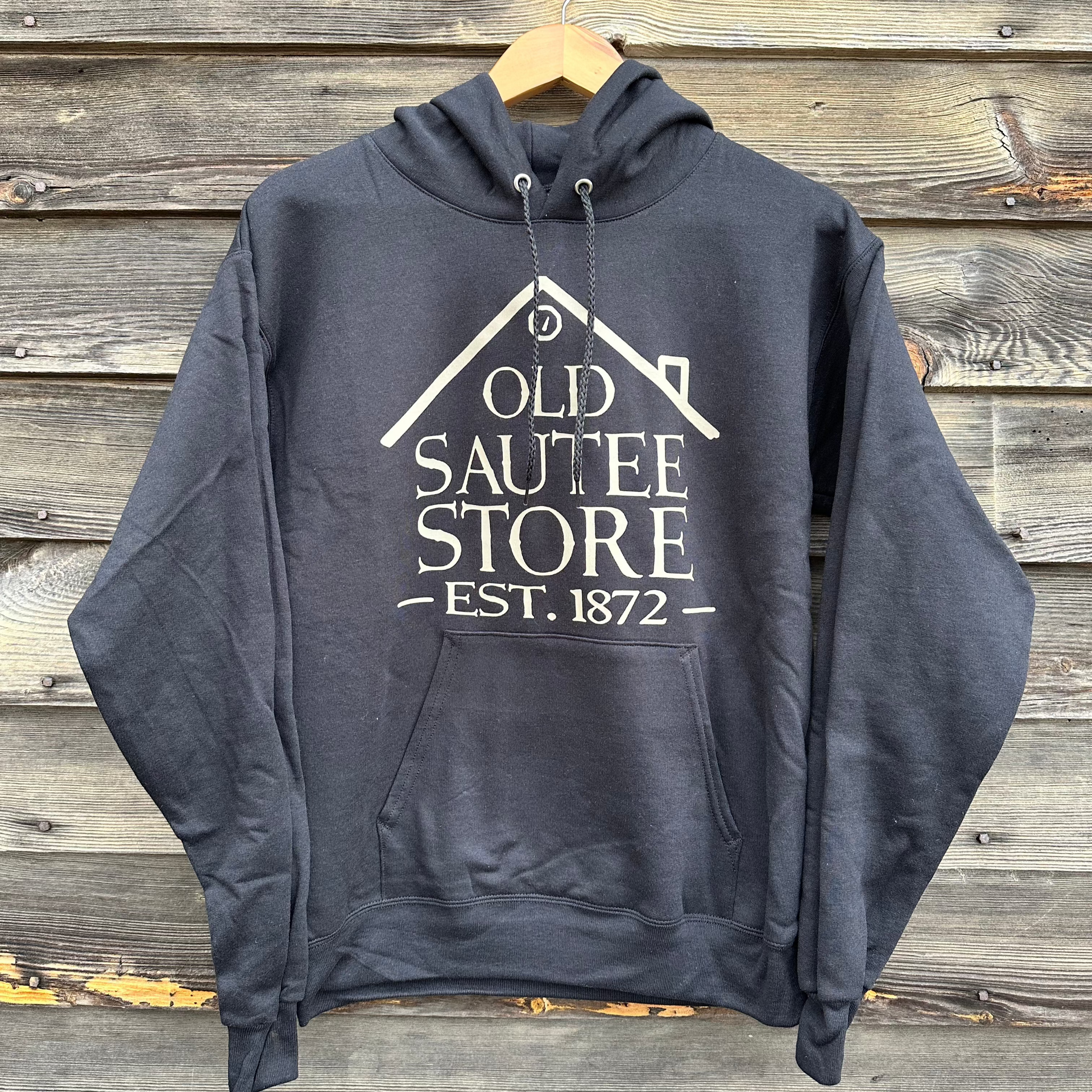 Hooded OSS Sweatshirt - Black and Gold – Old Sautee Store