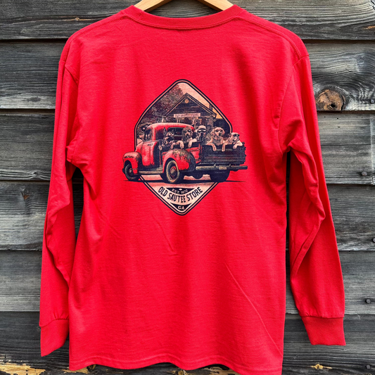 OSS Youth Long Sleeve - Harvest Dogs Red