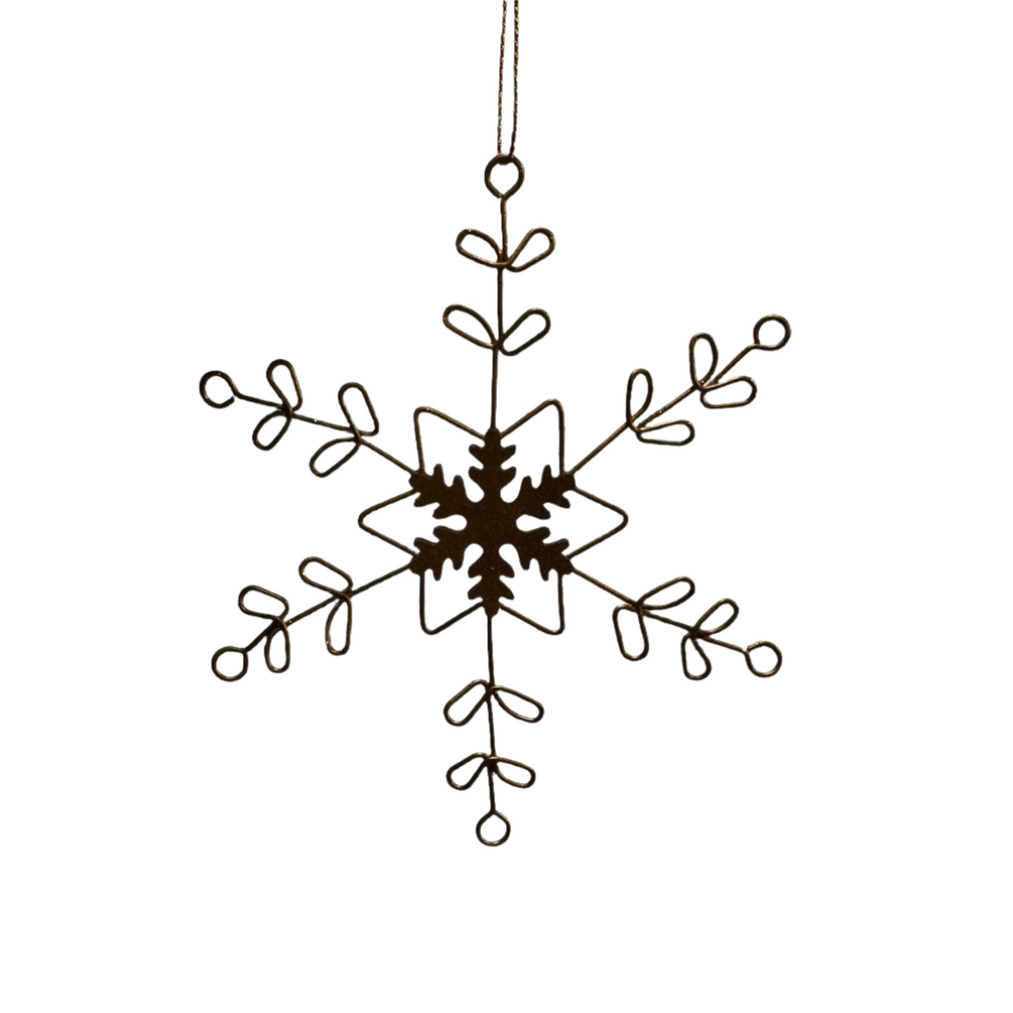 Metal Snowflake Ornament
