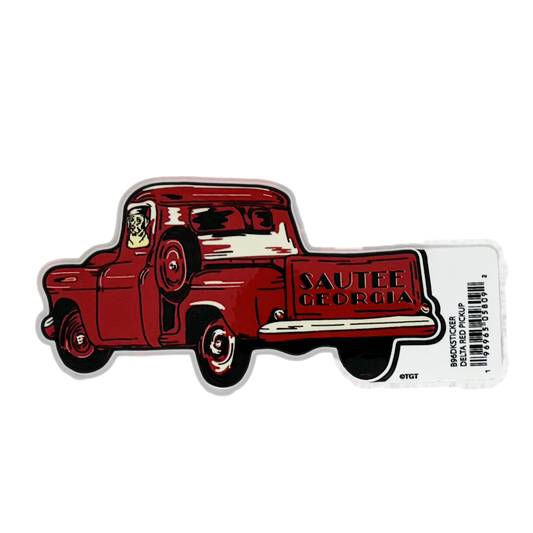 Delta Red Pickup Sticker