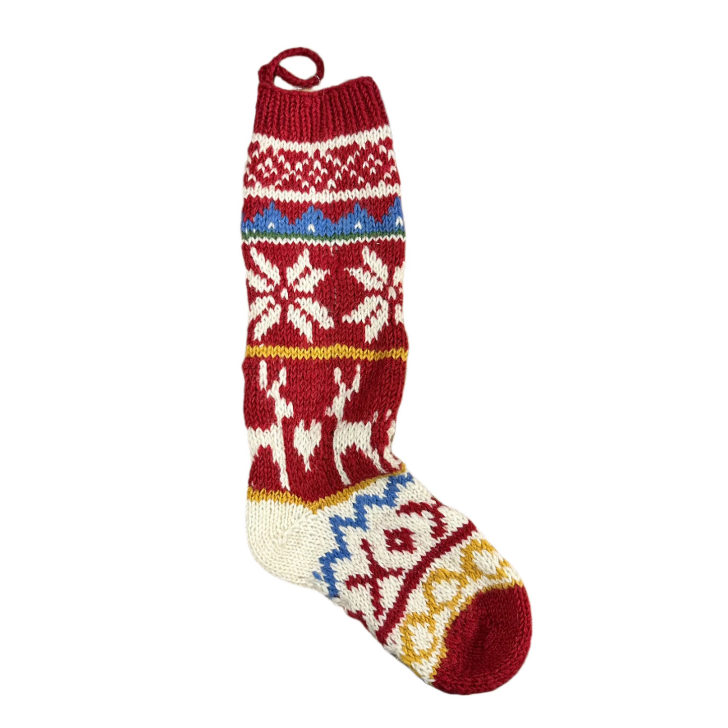 Multicolor Wool Stocking