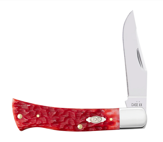 Dark Red Bone Peach Seed Jig Case Axe Handle - Case Knife - 31942
