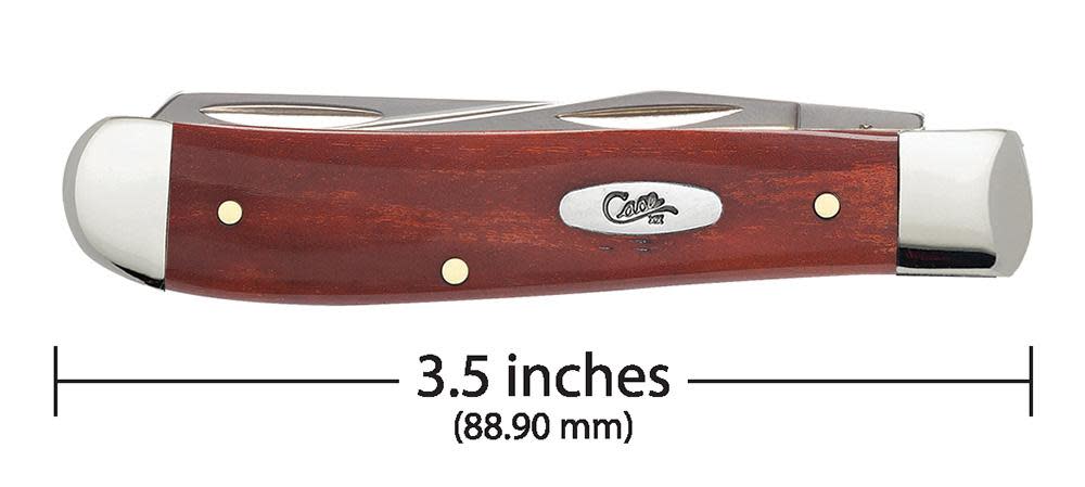 Smooth Chestnut Bone Mini Trapper - Case Knife - 28700