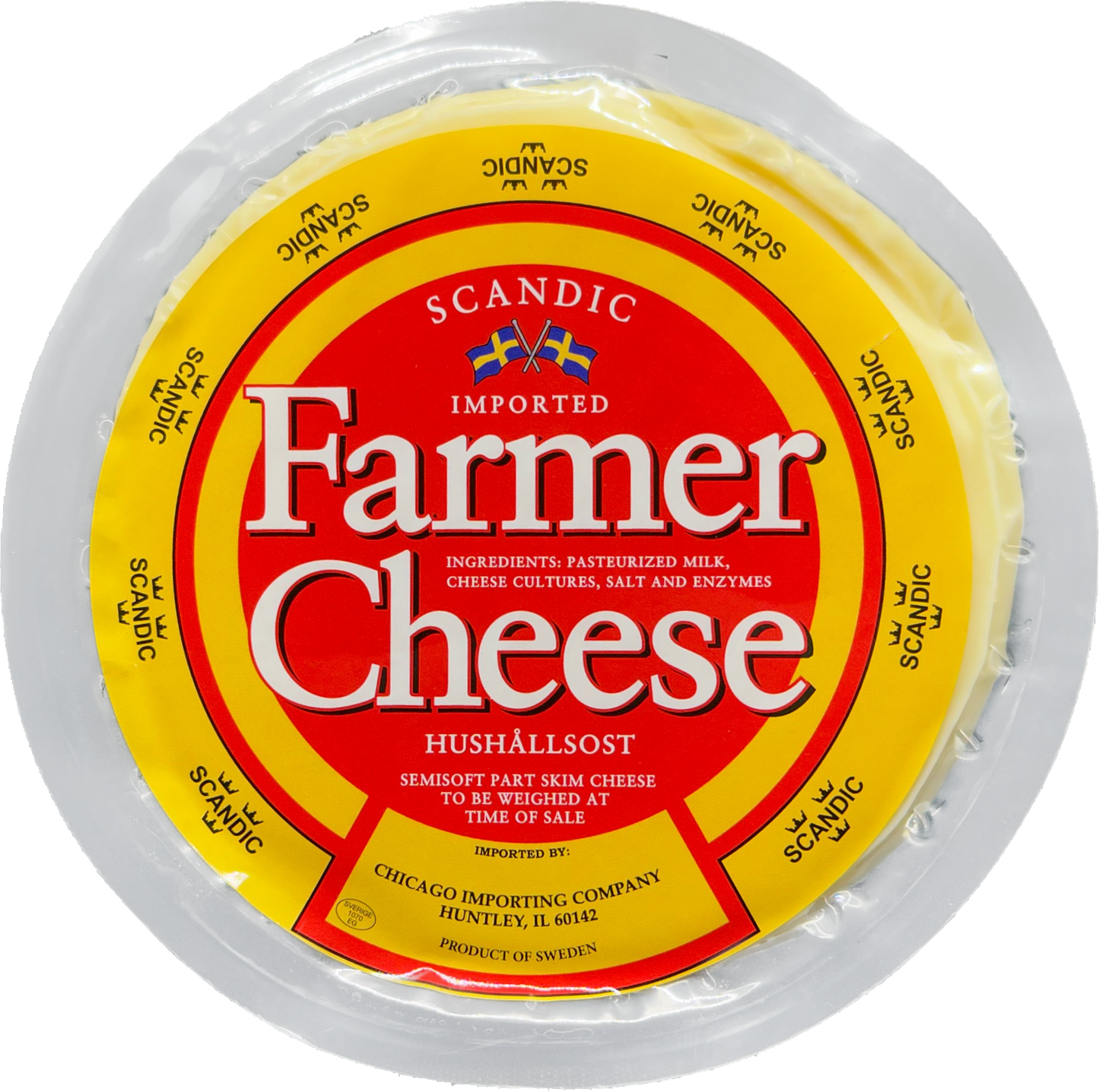Swedish Farmer Cheese Wheel