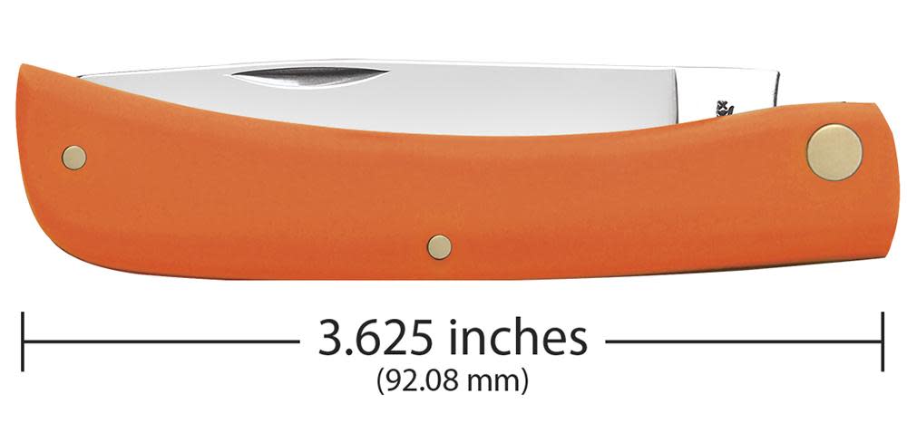 Orange Synthetic Sod Buster Jr® - Case Knife - 80502