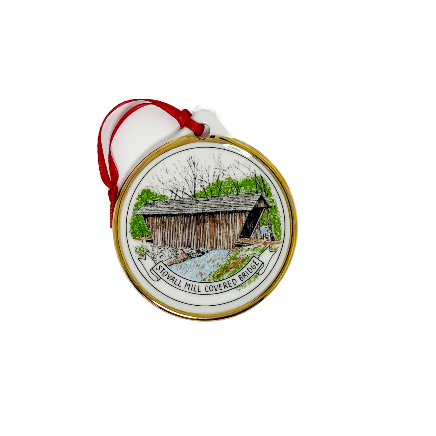 Landmark Ornament - Stovall Mill Covered Bridge