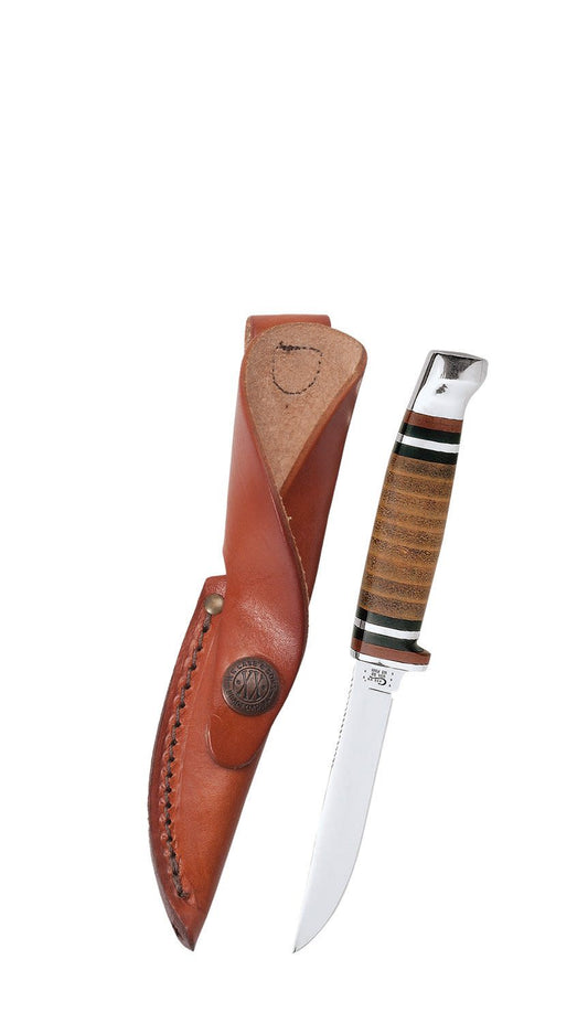 Leather Mini FINN Hunter with Leather Sheath - Case Knife - 00379